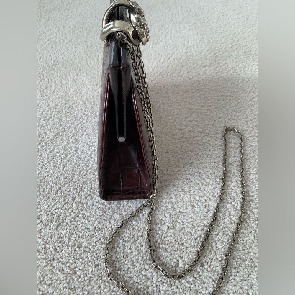 Rich Chestnut Frame Handbag - Picture 5 of 7